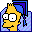 Graduate Bart folder icon